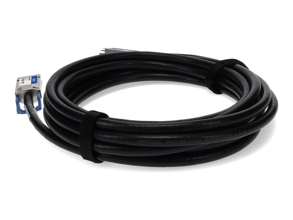 AddOn - 10GBase-CX direct attach cable - TAA Compliant - QSFP+ (M) to CX4 (M) - 6.6 ft - twinaxial - passive