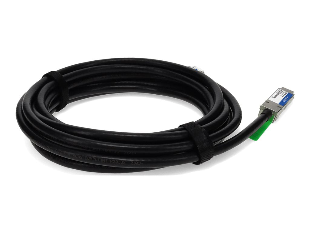 AddOn - 10GBase-CX direct attach cable - TAA Compliant - QSFP+ (M) to CX4 (M) - 6.6 ft - twinaxial - passive