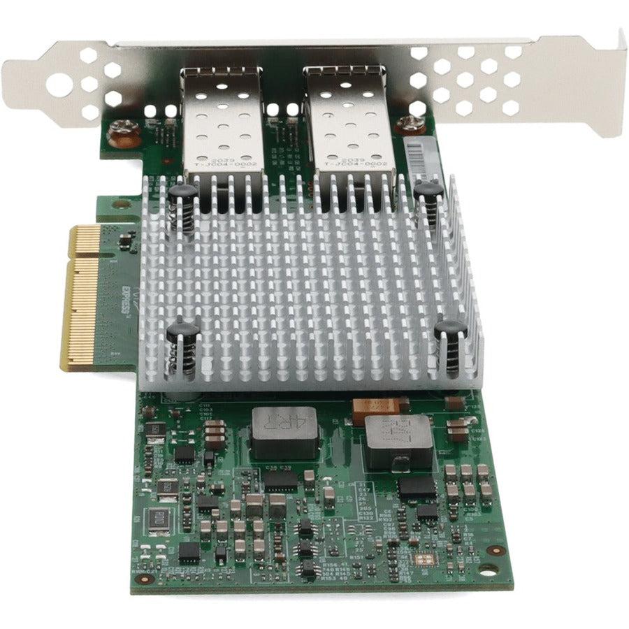 AddOn 10Gbs Dual Open SFP+ Port PCIe 3.0 x8 Network Interface Card w/ISCSI Initiator