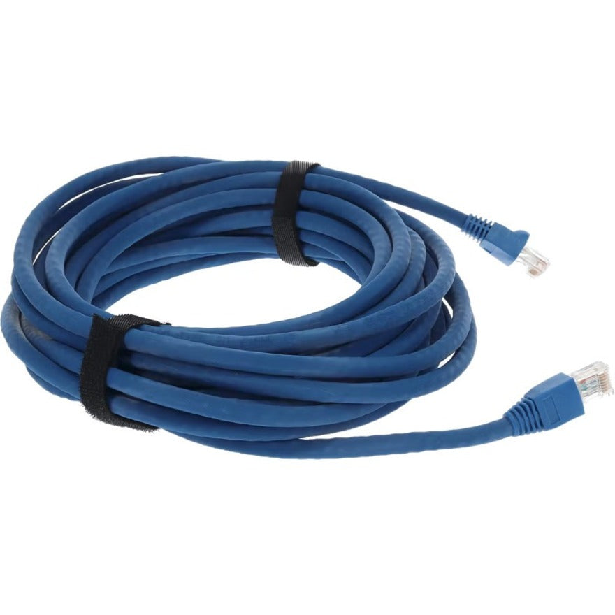 AddOn 12ft Blue CAT 6A PVC Ethernet Cable Snagless Bubble Boot RJ-45 M/M ADD-12FCAT6A-BE