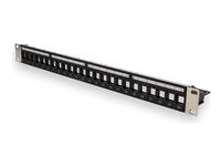 AddOn 19-inch Cat6 24-Port Unloaded Patch Panel - 24 Port(s) - 24 x RJ-45 - 1U High - 19"