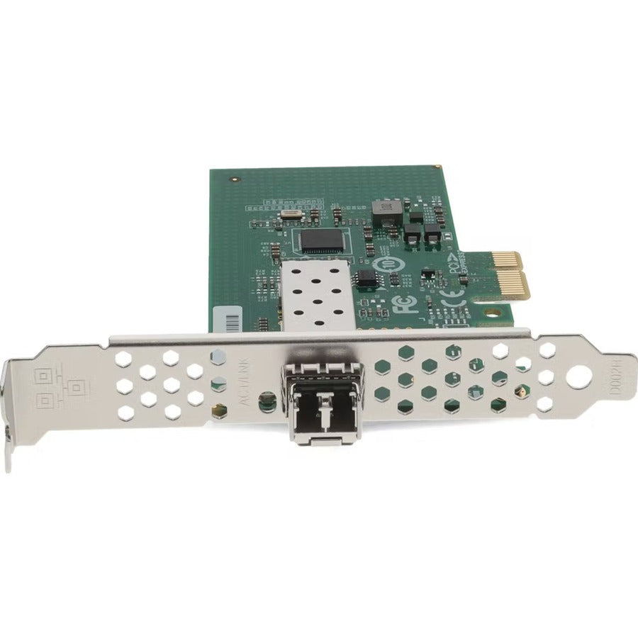 AddOn 1Gbs Single Open SFP Port PCIe 2.0 x1 Network Interface Card w/1000Base-SX SFP Transceiver ADD-PCIE-LC-SX-X1