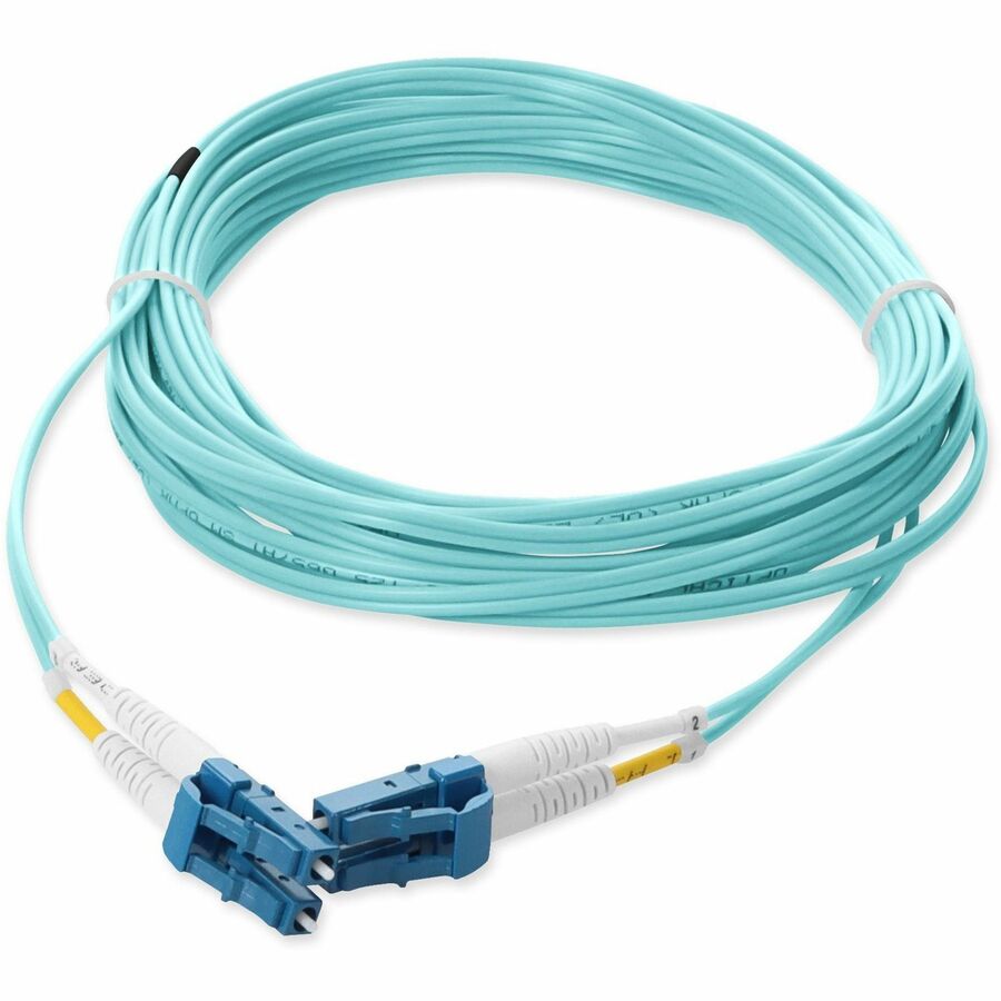 AddOn 1m LC (Male) to LC (Male) Black OS2 Duplex Fiber OFNR (Riser-Rated) Patch Cable ADD-LC-LC-1M9SMF-AA