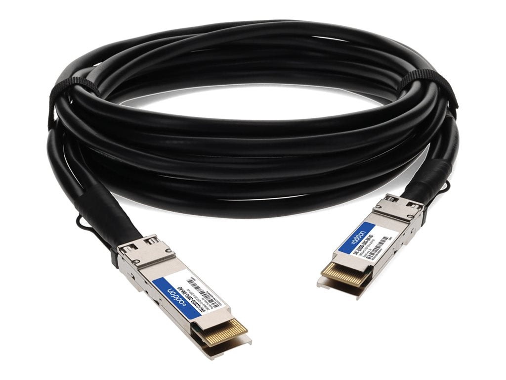 AddOn - 200GBase-CU direct attach cable - TAA Compliant - QSFP-DD to QSFP-DD - 10 ft - twinaxial - passive