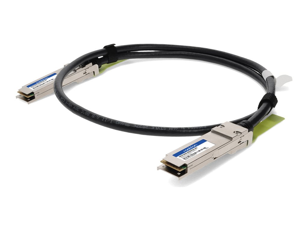 AddOn - 200GBase-CU direct attach cable - TAA Compliant - QSFP56 to QSFP56 - 8 ft - twinaxial - passive MCP1650-H02AE26-AO