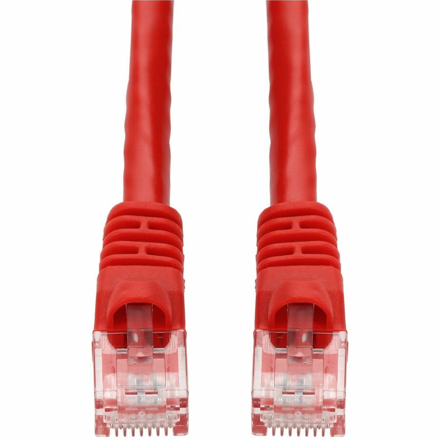 AddOn 20ft Red CAT 5E PVC Ethernet Cable Snagless Bubble Boot RJ-45 M/M ADD-20FCAT5E-RD