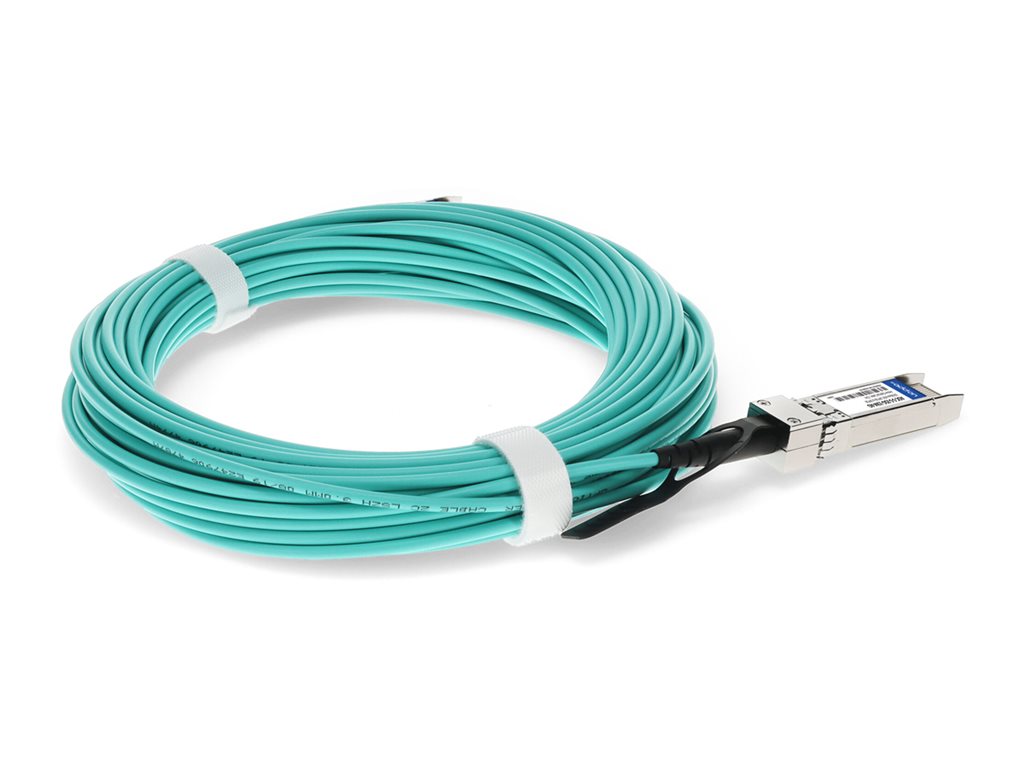 AddOn - 25GBase-AOC direct attach cable - TAA Compliant - SFP28 to SFP28 - 15 m - fiber optic - active