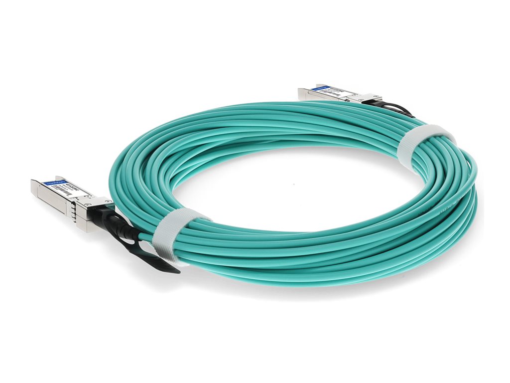 AddOn - 25GBase-AOC direct attach cable - TAA Compliant - SFP28 to SFP28 - 15 m - fiber optic - active