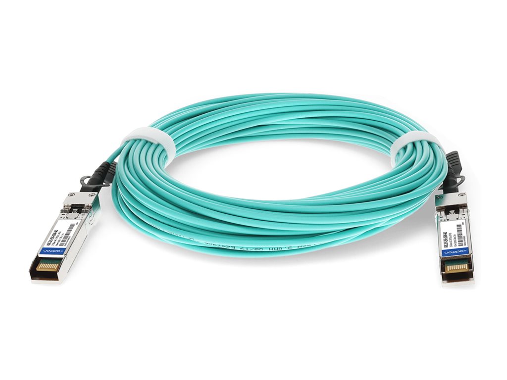 AddOn - 25GBase-AOC direct attach cable - TAA Compliant - SFP28 to SFP28 - 15 m - fiber optic - active