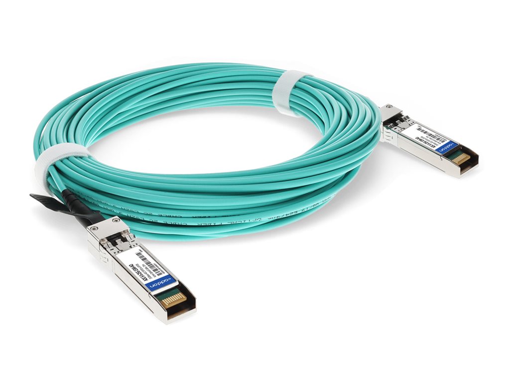 AddOn - 25GBase-AOC direct attach cable - TAA Compliant - SFP28 to SFP28 - 15 m - fiber optic - active