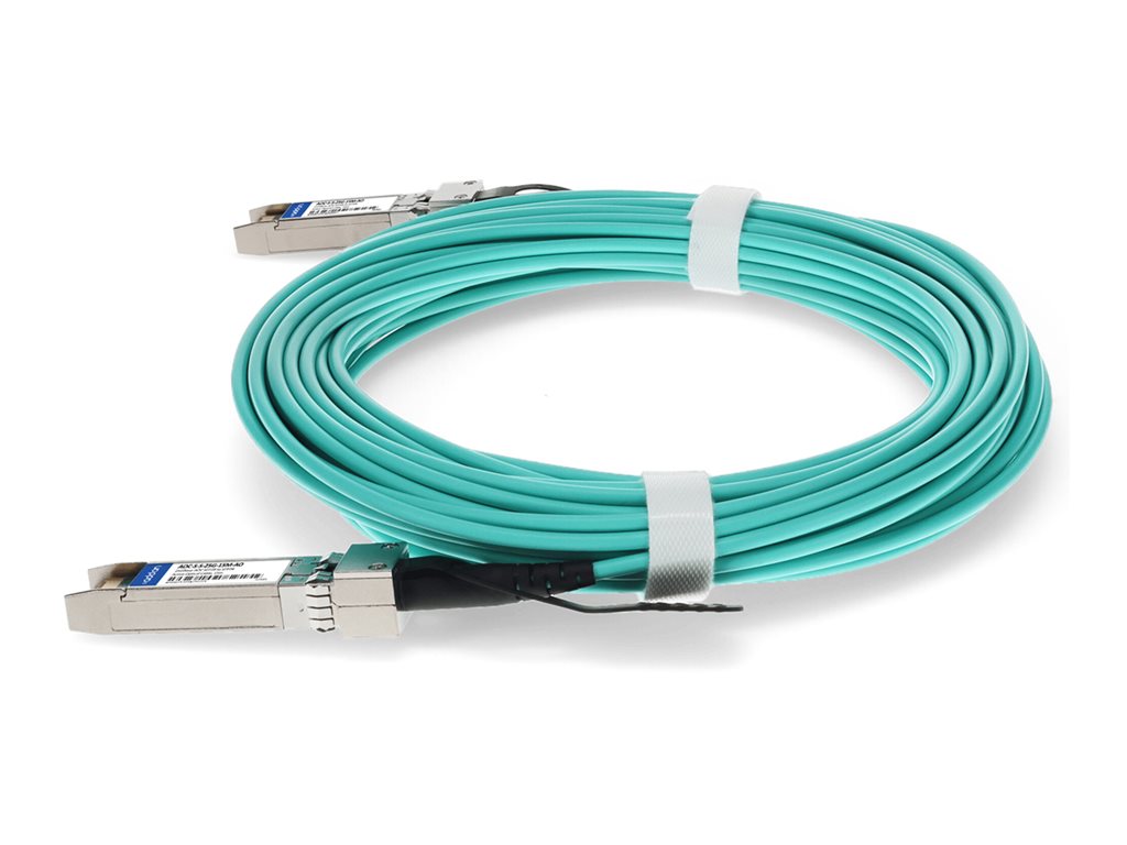 AddOn - 25GBase-AOC direct attach cable - TAA Compliant - SFP28 to SFP28 - 15 m - fiber optic - active