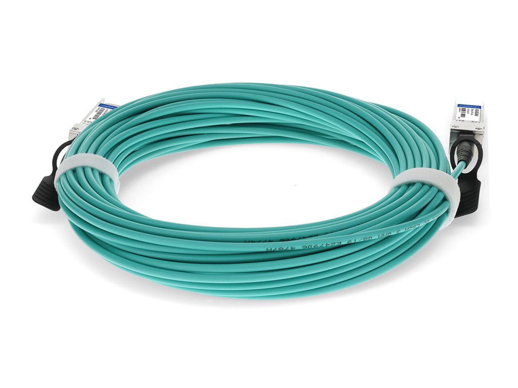 AddOn - 25GBase-AOC direct attach cable - TAA Compliant - SFP28 to SFP28 - 15 m - fiber optic - active