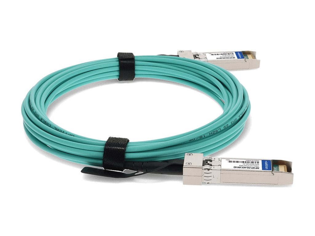 AddOn - 25GBase-AOC direct attach cable - TAA Compliant - SFP28 to SFP28 - 6 m - fiber optic - active
