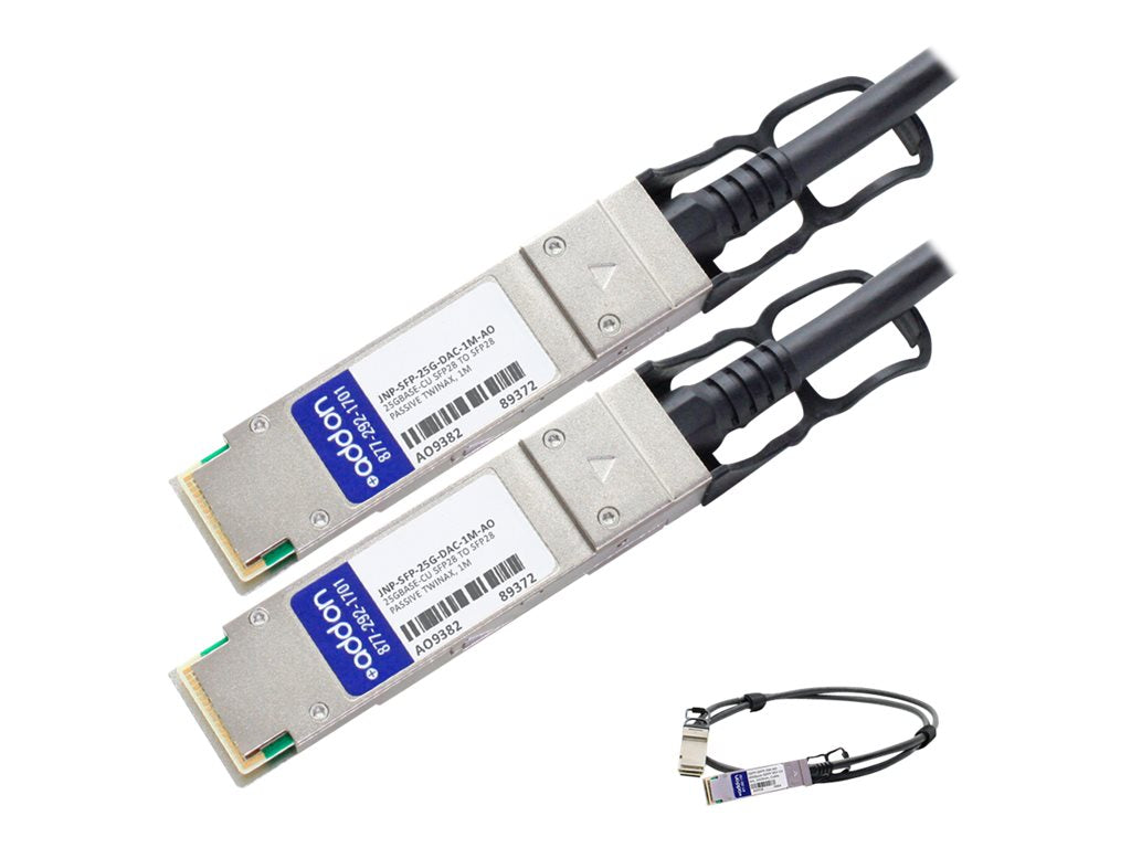 AddOn - 25GBase-CU direct attach cable - TAA Compliant - SFP28 to SFP28 - 3.3 ft - twinaxial - passive