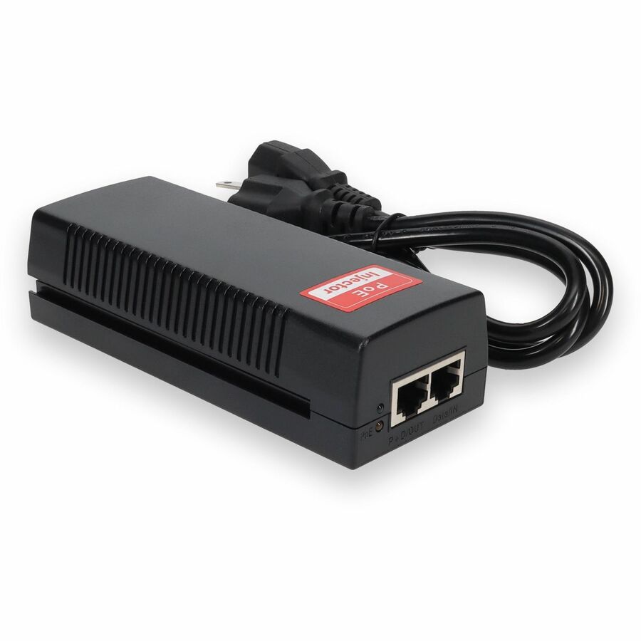 AddOn 25W POE Power Injector (IEEE802.3at 48v 25W max, 10/100Base-T) ADD-POEINJCT25W