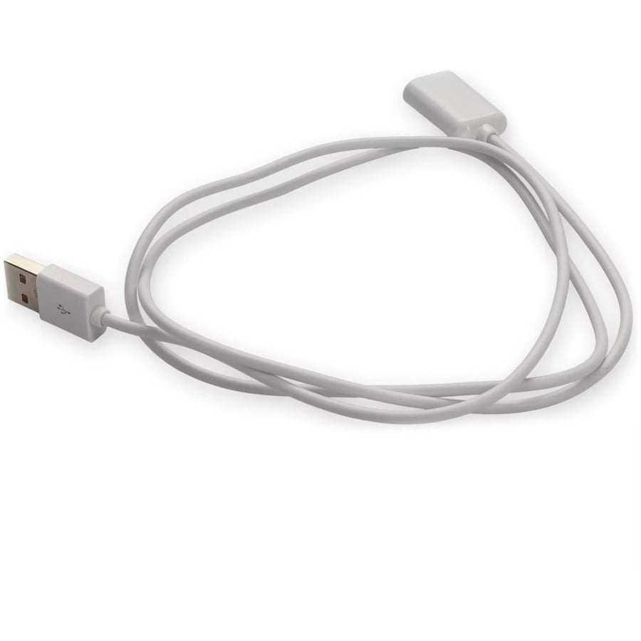 AddOn 3m USB 2.0 (A) Male to USB 2.0 (B) Female White Cable USBEXTAB3MMFW