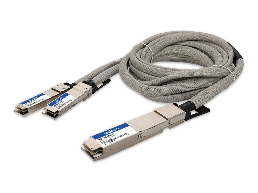 AddOn - 400GBase-CU direct attach cable - TAA Compliant - OSFP to QSFP56 - 5 ft - twinaxial - passive