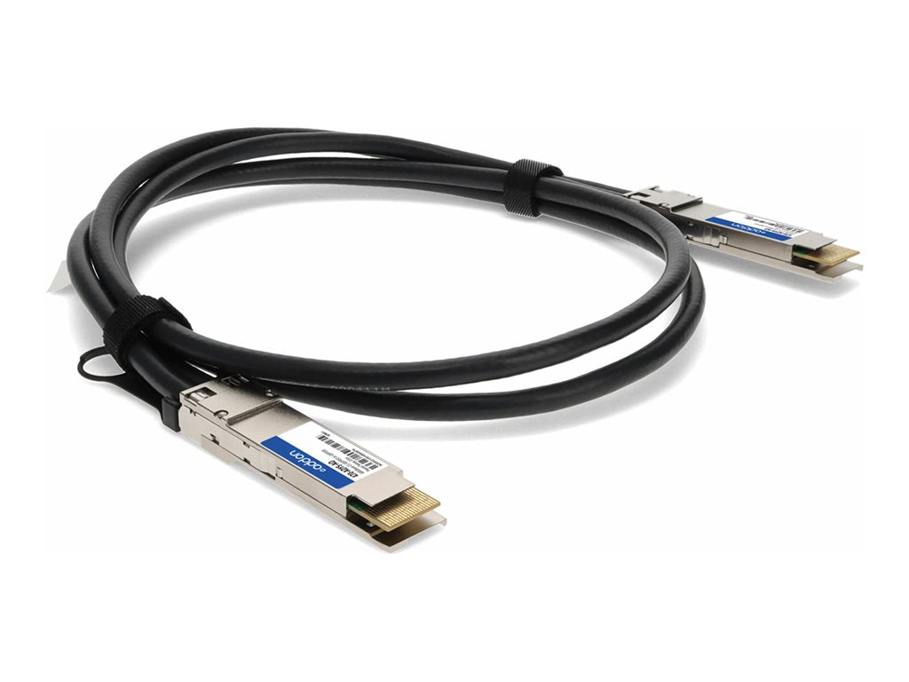 AddOn - 400GBase-CU direct attach cable - TAA Compliant - QSFP-DD to QSFP-DD - 1.6 ft - twinaxial - passive 470-ADYS-AO