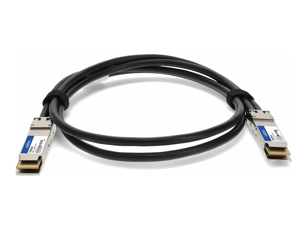 AddOn - 400GBase-CU direct attach cable - TAA Compliant - QSFP-DD to QSFP-DD - 1.6 ft - twinaxial - passive 470-ADYS-AO