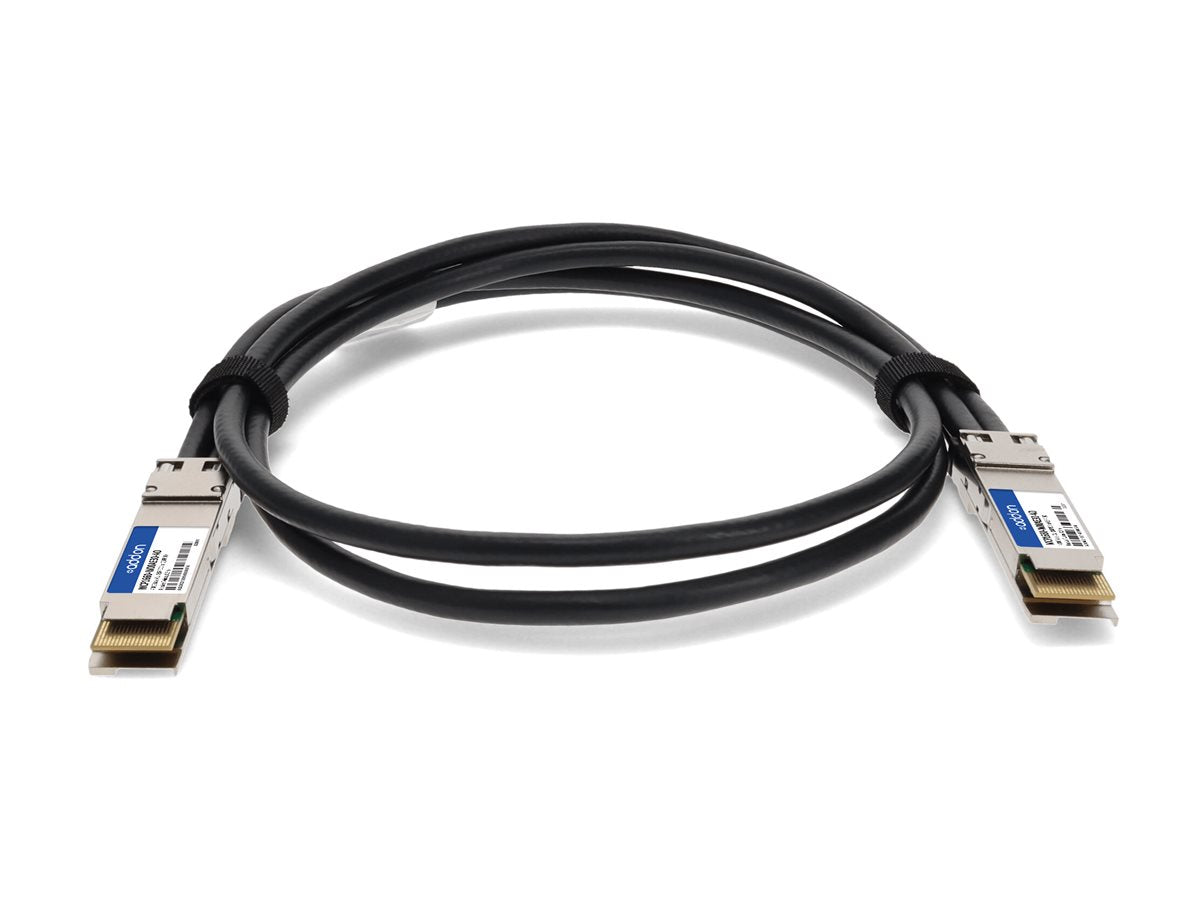 AddOn - 400GBase-CU direct attach cable - TAA Compliant - QSFP-DD to QSFP-DD - 1.6 ft - twinaxial - passive MCP1660-W00AE30-AO