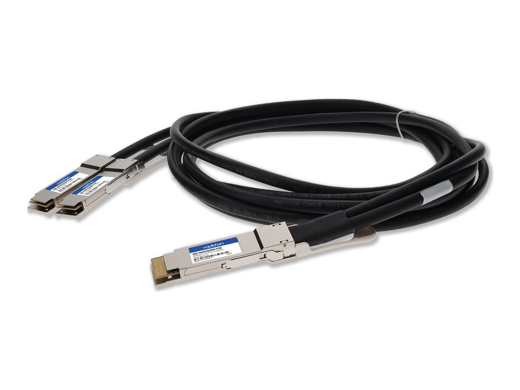 AddOn - 400GBase-CU direct attach cable - TAA Compliant - QSFP-DD to QSFP56 - 6.6 ft - twinaxial - passive ADD-Q4AR2Q56MX-P2M