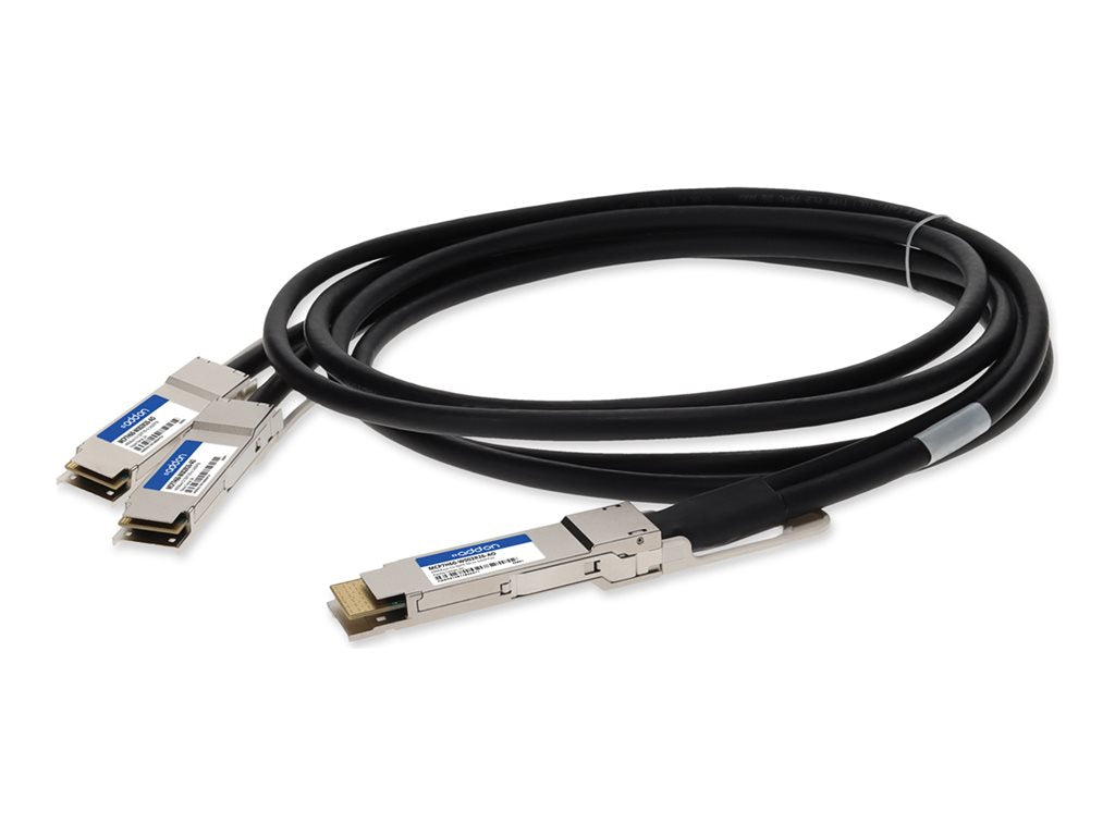 AddOn - 400GBase-CU direct attach cable - TAA Compliant - QSFP-DD to QSFP56 - 6.6 ft - twinaxial - passive MCP7H60-W002R26-AO