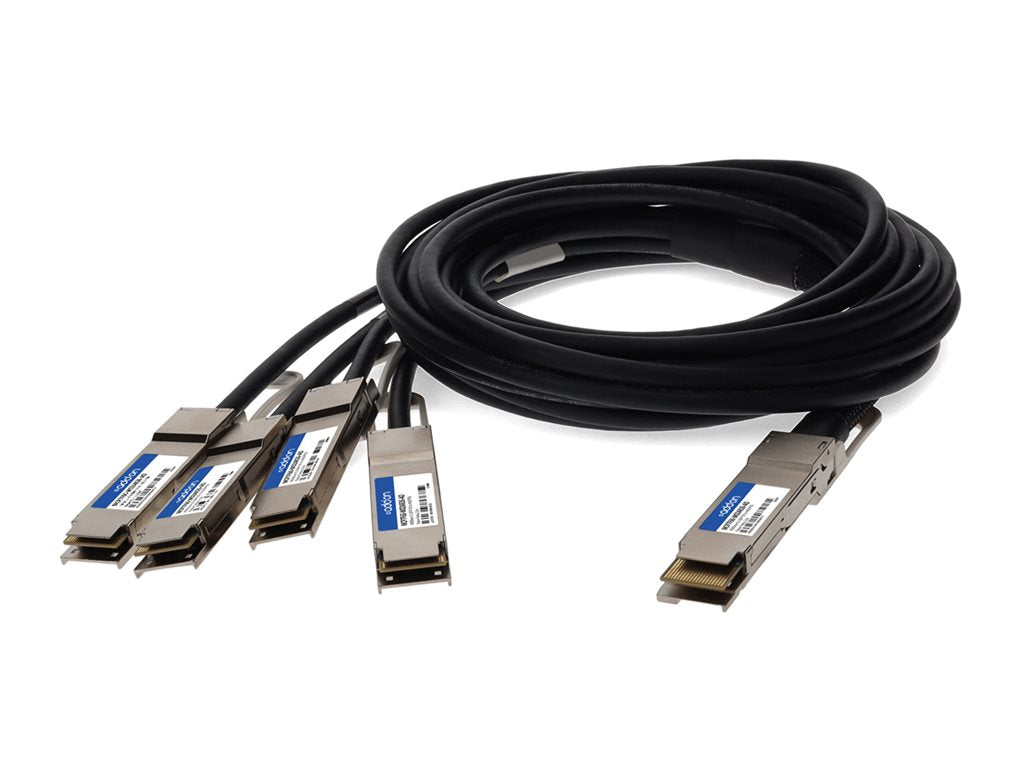 AddOn - 400GBase-CU direct attach cable - TAA Compliant - QSFP-DD to QSFP56 - 8 ft - twinaxial - passive MCP7F60-W02AR26-AO