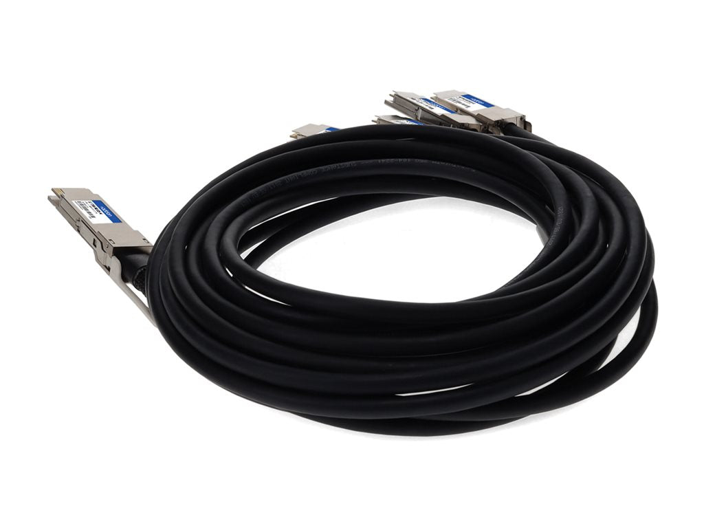 AddOn - 400GBase-CU direct attach cable - TAA Compliant - QSFP-DD to QSFP56 - 8 ft - twinaxial - passive MCP7F60-W02AR26-AO