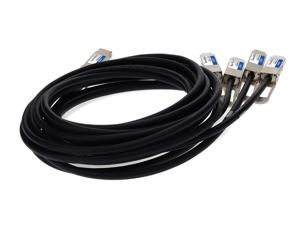 AddOn - 400GBase-CU direct attach cable - TAA Compliant - QSFP-DD to QSFP56 - 8 ft - twinaxial - passive MCP7F60-W02AR26-AO