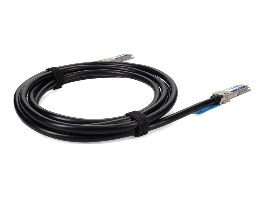 AddOn - 40GBase-CU direct attach cable - TAA Compliant - QSFP+ to QSFP+ - 10 ft - twinaxial - SFF-8661/IEEE 802.3bj - halogen-free, QSFP-40GB-PDAC3MLZ-C-AO