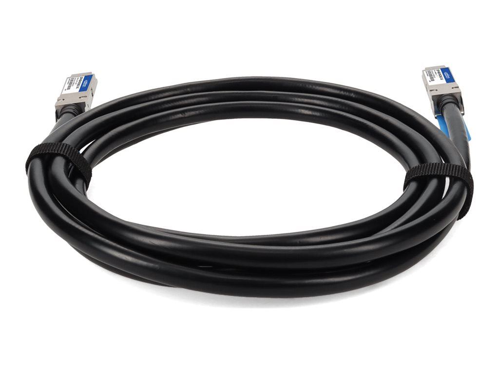 AddOn - 40GBase-CU direct attach cable - TAA Compliant - QSFP+ to QSFP+ - 10 ft - twinaxial - SFF-8661/IEEE 802.3bj - halogen-free, QSFP-40GB-PDAC3MLZ-C-AO