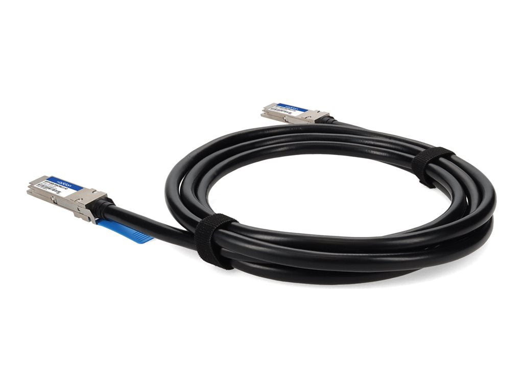 AddOn - 40GBase-CU direct attach cable - TAA Compliant - QSFP+ to QSFP+ - 10 ft - twinaxial - SFF-8661/IEEE 802.3bj - halogen-free, QSFP-40GB-PDAC3MLZ-C-AO