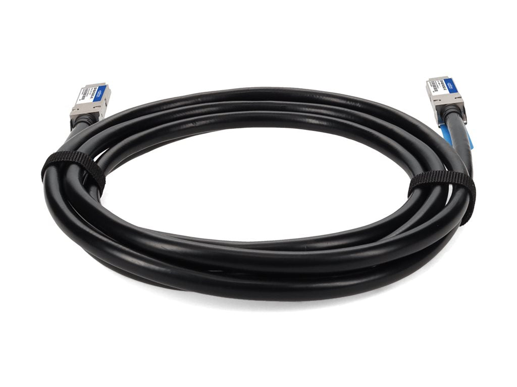 AddOn - 40GBase-CU direct attach cable - TAA Compliant - QSFP+ to QSFP+ - 10 ft - twinaxial - SFF-8661/IEEE 802.3bj - halogen-free, QSFP-40GB-PDAC3MLZ-J-AO