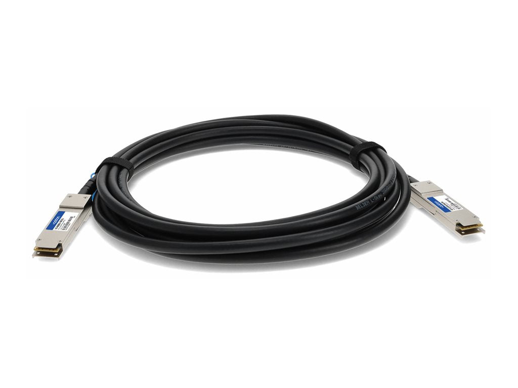 AddOn - 40GBase-CU direct attach cable - TAA Compliant - QSFP+ to QSFP+ - 16.4 ft - twinaxial - passive