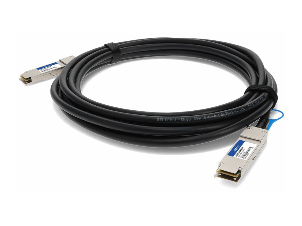 AddOn - 40GBase-CU direct attach cable - TAA Compliant - QSFP+ to QSFP+ - 16.4 ft - twinaxial - passive