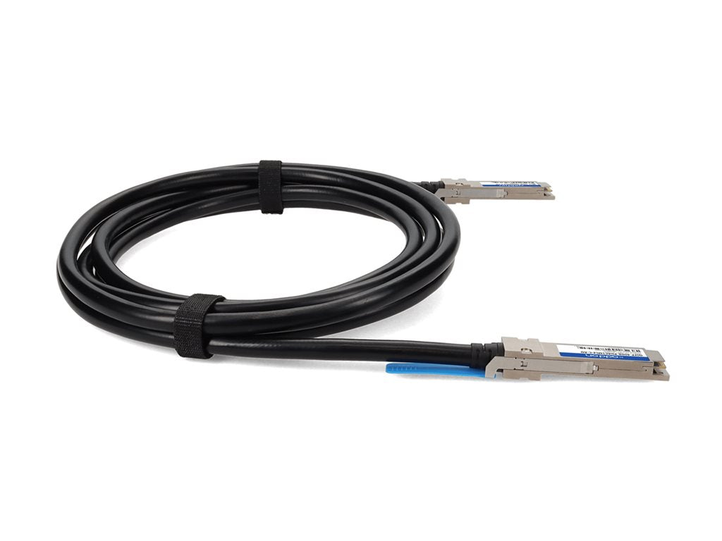 AddOn - 40GBase-CU direct attach cable - TAA Compliant - QSFP+ to QSFP+ - 3.3 ft - twinaxial - SFF-8661/IEEE 802.3bj - halogen-free, QSFP-40GB-PDAC1MLZ-C-AO