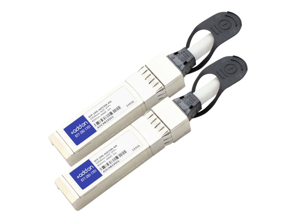 AddOn 5m Cisco Compatible SFP+ AOC - Direct attach cable - SFP+ to SFP+ - 5 m - fiber optic - for Cisco Catalyst 3560,