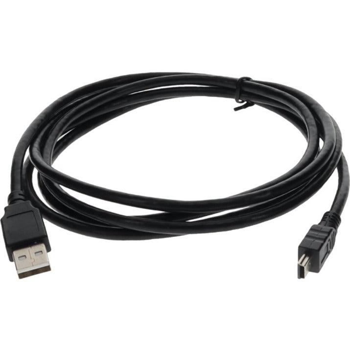 AddOn 6ft USB 2.0 (A) Male to Mini-USB 2.0 (B) Male Black Cable