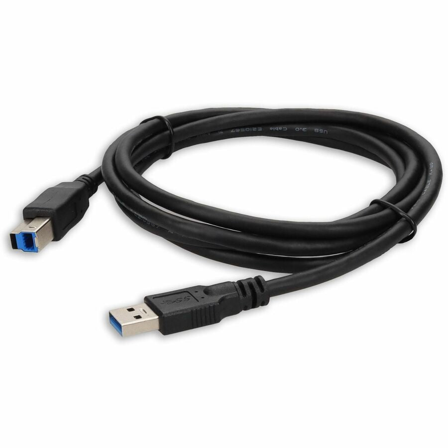 AddOn 6ft USB 3.0 (A) Male to USB 3.0 (B) Male Black Cable USB3EXTAB6-AO