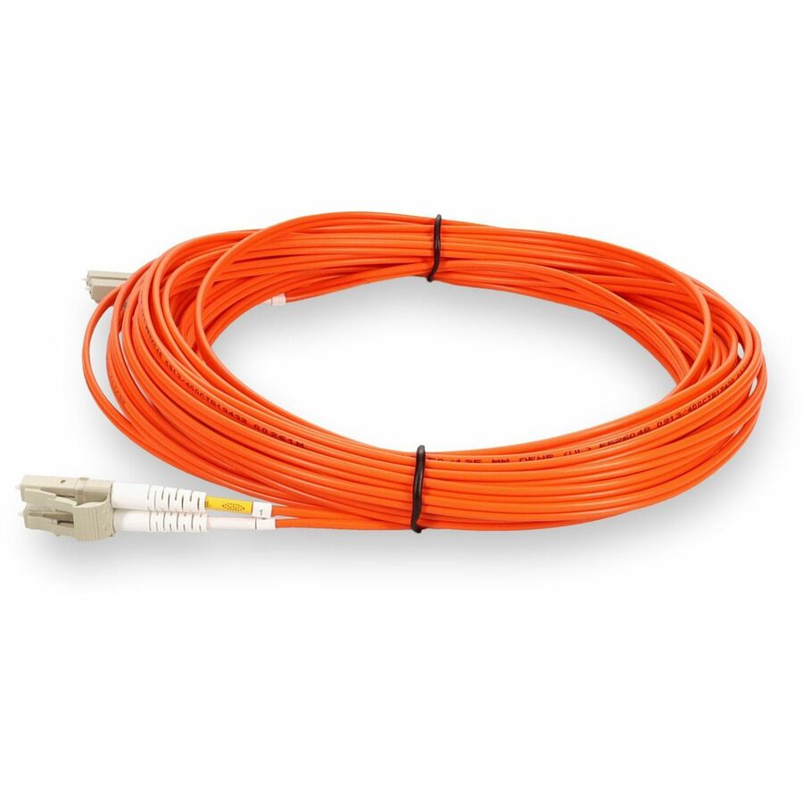 AddOn 6m LC (Male) to LC (Male) Orange OM2 Duplex Fiber OFNR (Riser-Rated) Patch Cable ADD-LC-LC-6M5OM2
