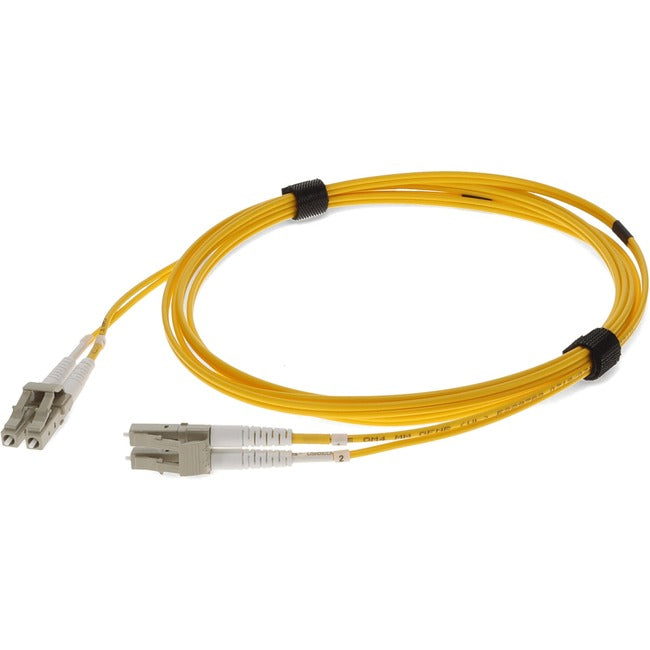 AddOn 6m LC (Male) to LC (Male) Yellow OM4 Duplex Fiber OFNR (Riser-Rated) Patch Cable ADD-LC-LC-6M5OM4-YW