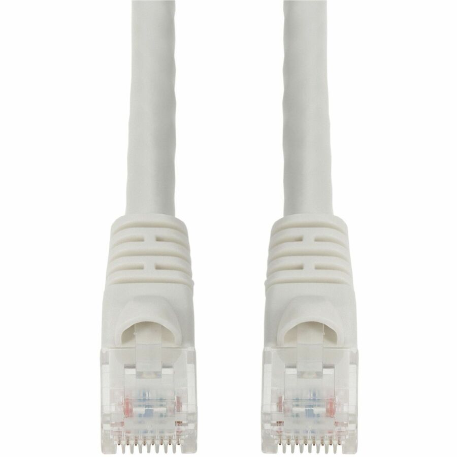 AddOn 75ft White CAT 6 PVC Ethernet Cable Snagless Bubble Boot RJ-45 M/M ADD-75FCAT6-WE