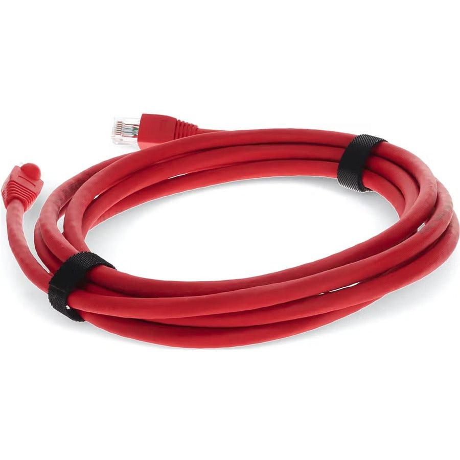 AddOn 8ft RJ-45 (Male) to RJ-45 (Male) Red Cat6A UTP PVC Copper Patch Cable