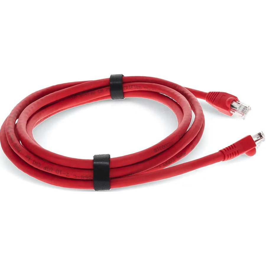 AddOn 8ft RJ-45 (Male) to RJ-45 (Male) Red Cat6A UTP PVC Copper Patch Cable