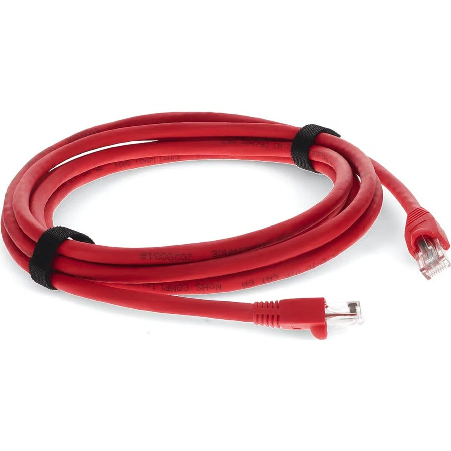AddOn 8ft RJ-45 (Male) to RJ-45 (Male) Red Cat6A UTP PVC Copper Patch Cable