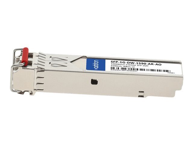 AddOn Arista Networks SFP-1G-DW-1590 Compatible TAA Compliant 1000Base-CWDM SFP Transceiver (SMF, 1590nm, 40km, LC) SFP-1G-DW-1590-AR-AO