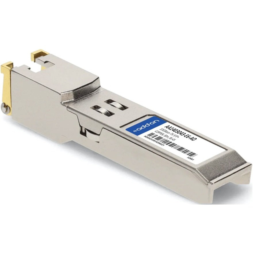 AddOn Avaya/Nortel AA1403043-E6 Compatible TAA Compliant 100/1000/10000Base-TX SFP+ Transceiver (Copper, 30m, RJ-45) AA1403043-E6-AO