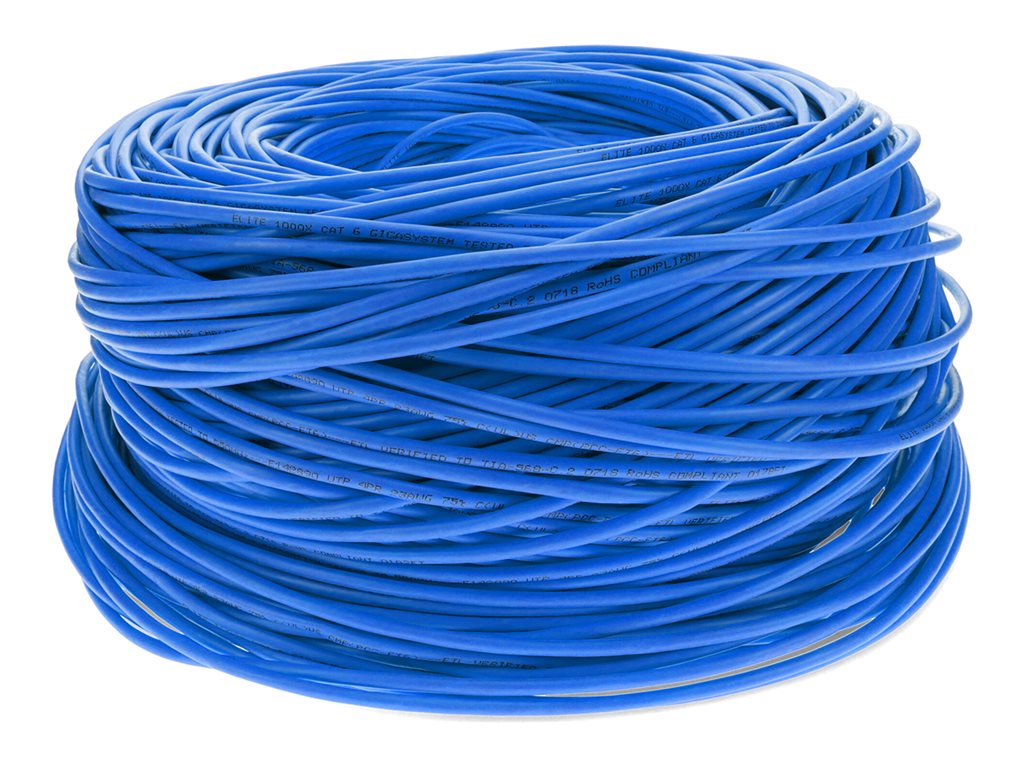 AddOn - Bulk cable - 1000 ft - STP - CAT 6 - blue ADD-CAT6BULK1KS-BE