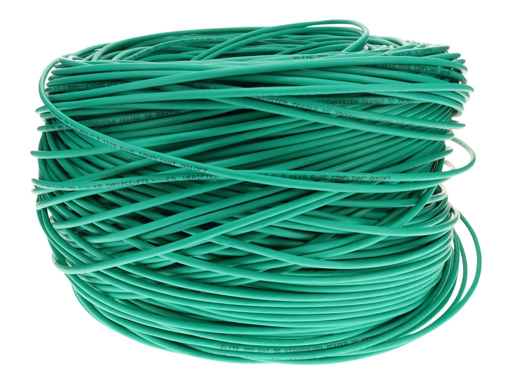 AddOn - Bulk cable - 1000 ft - UTP - CAT 5e - plenum - green