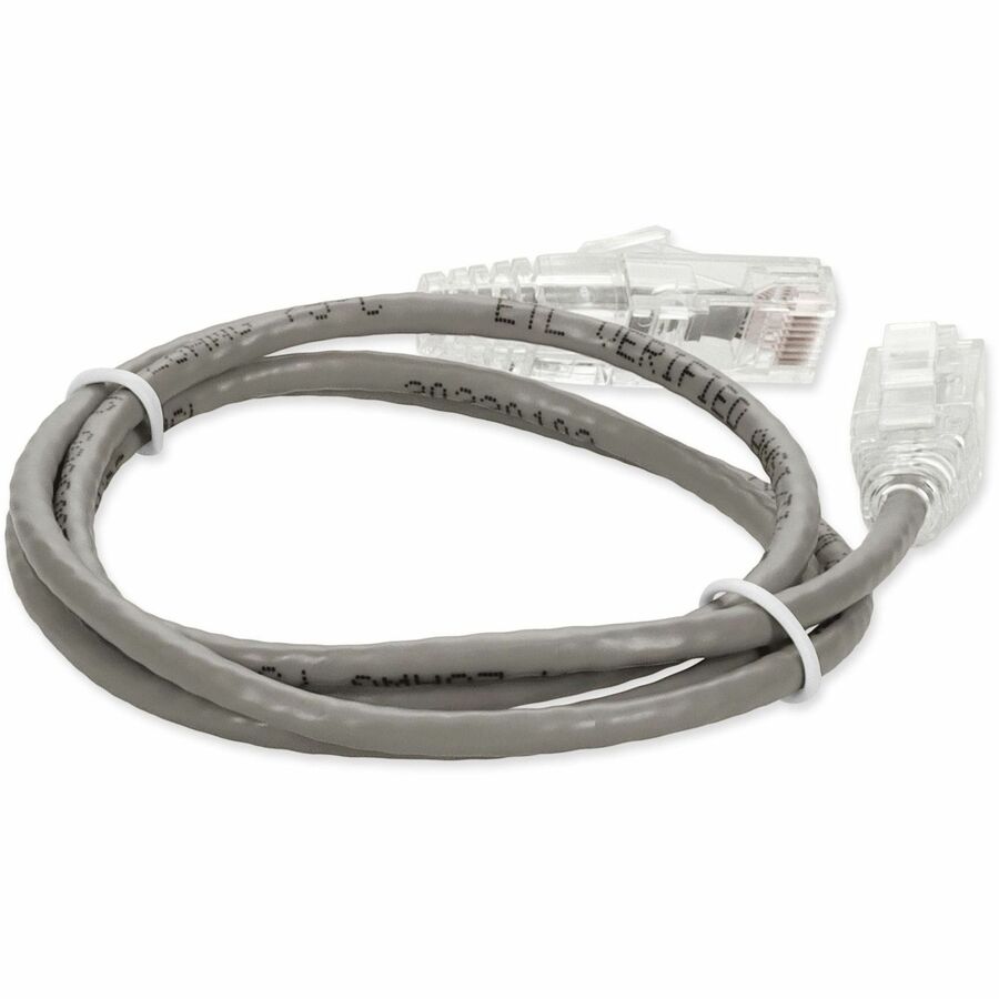 AddOn Cat.6 UTP Patch Network Cable ADD-6FSLCAT6-GY